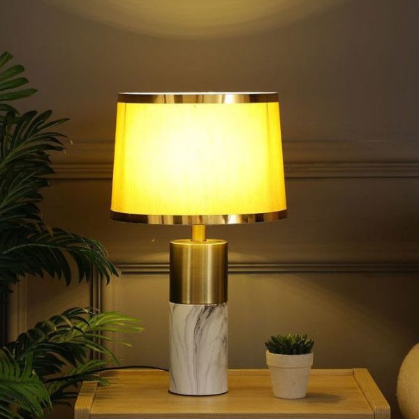Nordic Fabric Column 1-Light Dimmer Touch Table Lamp - Image 17