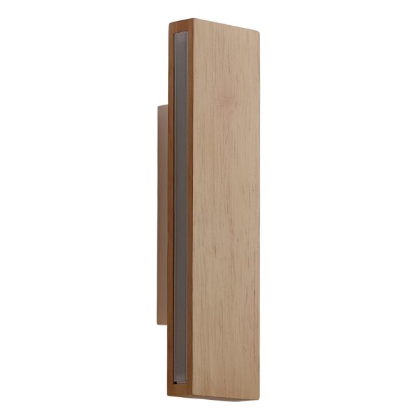 Rotatable Minimalist Rectangular Wood Led Wall Lamp Wall Lights Fixture - Image 5