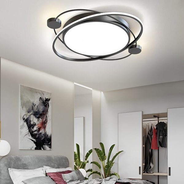 Circular Dimmable LED Nordic Ceiling Lights Flush Mount Lighting - Image 3