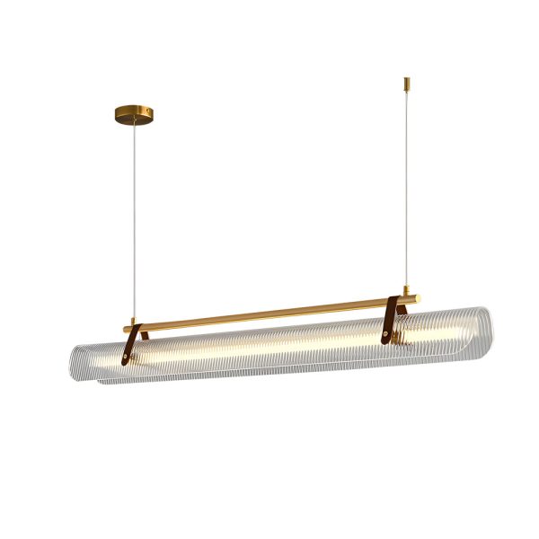 Acrylic Nami Linear Pendant Island Light with Adjustable Hanging Length - Image 10