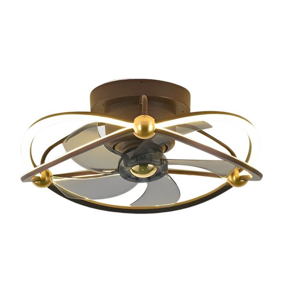 Intelligent Adjustable Stepless Dimming LED Ceiling Fan Light with Remote - Image 9