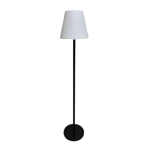 Modern Intelligent LED Metal and Shaded Floor Lamp - Image 9