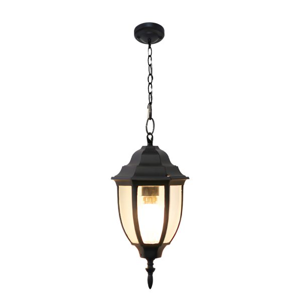 Antique Aluminum Waterproof Glass European Style Outdoor Chandeliers - Image 6