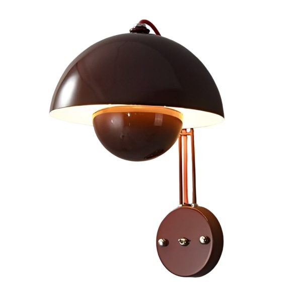 Creative Circular Three Step Dimming Nordic Round Wall Sconce Wall Lamp - Image 7