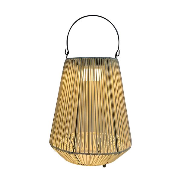 Portable Waterproof Handmade Rattan LED Modern Solar Outdoor Lanterns - Image 12
