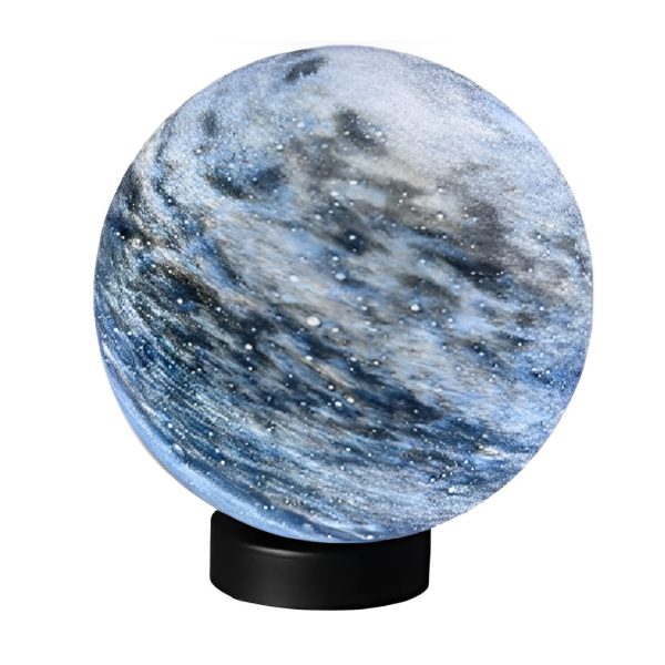 Round Glass Planets Design Waterproof Modern Outdoor Fence Post Lights - Image 10