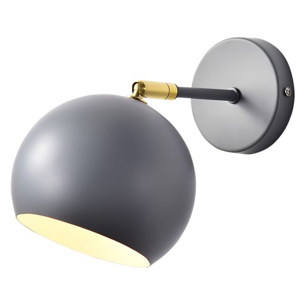 Adjustable Hemispherical Nordic Plug in Wall Lamp Wall Sconce Lighting - Image 7