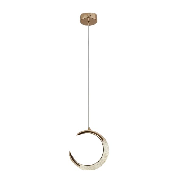 Moon Rings LED Electroplated Nordic Small Chandelier Light Pendant Lighting - Image 9