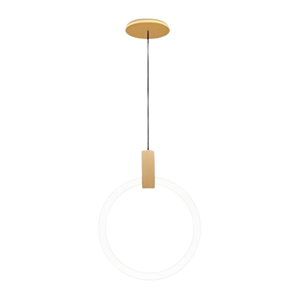 Minimalist Rings Stepless Dimming LED Nordic Duplex Stair Chandelier - Image 5