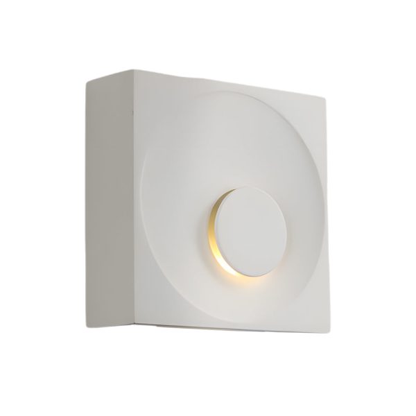 Frosted Cement Eclipse LED Wall Light - Image 11