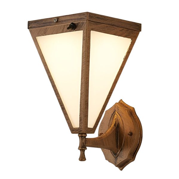 Industrial Tapered Dimmable Plug-in Solar Waterproof LED Outdoor Wall Lighting - Image 6