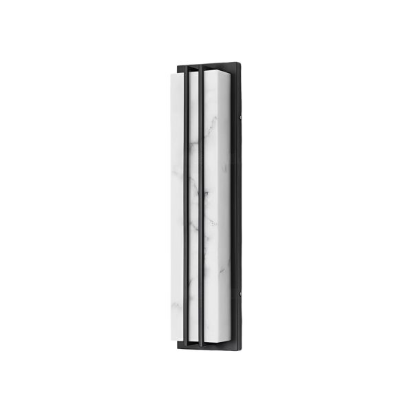 Minimalist Resin Waterproof LED Black Modern Outdoor Wall Light Fixture - Image 7