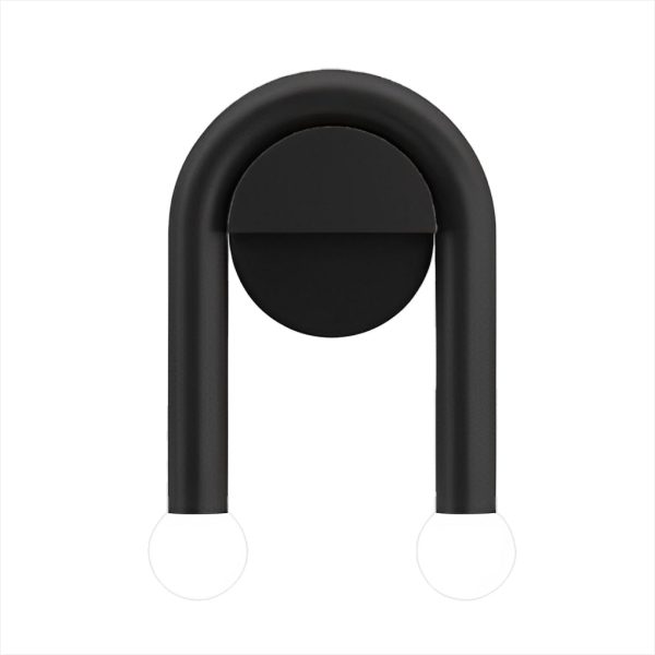 Creative 2 Lights Black Nordic Wall Lamp Decorative Wall Sconces Lighting - Image 8