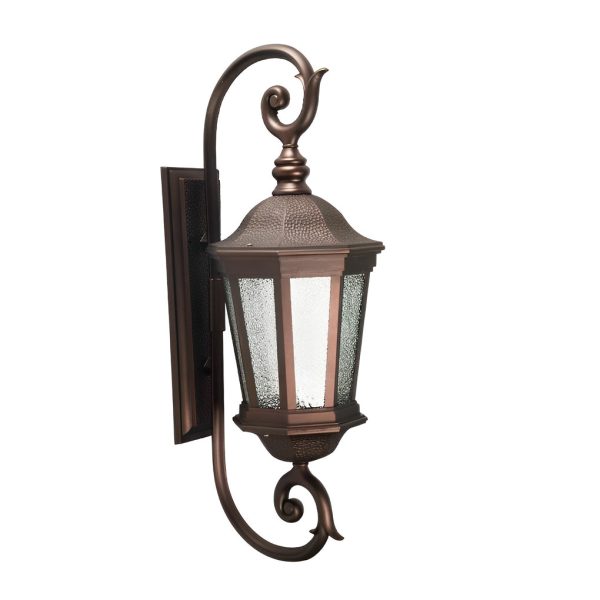 Waterproof Retro Aluminum Glass Shade European Style Outdoor Wall Lights - Image 6