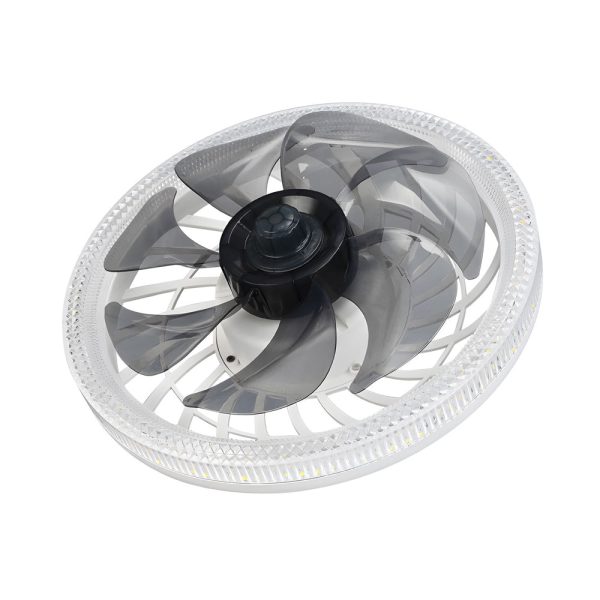 12.2 in. Low Profile 7 Blades LED Flush Mount Ceiling Fan - Image 7