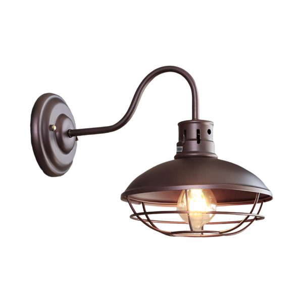Retro Iron LED Waterproof Industrial Style Outdoor Wall Lights Wall Lamp - Image 8
