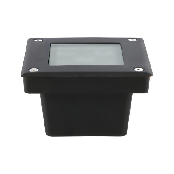 5-Light LED Modern Square In-Ground Well Lights Step Deck Lighting with Light Sensor for Pathways - Image 10