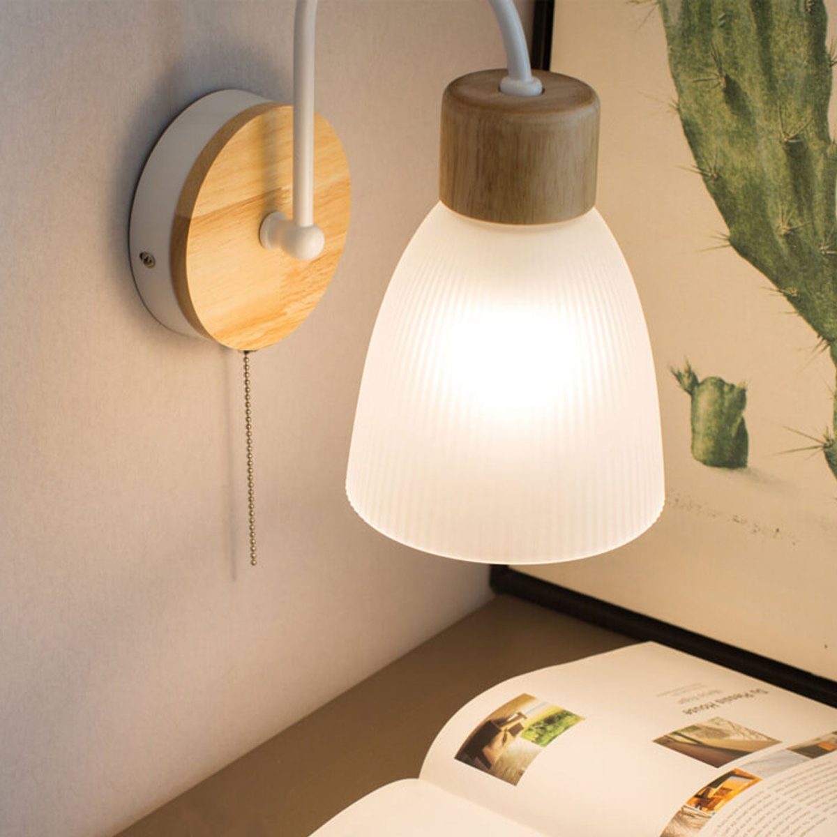 Modern Log Simple Bend Design 1-Light Wall Sconce Lamp - Image 3