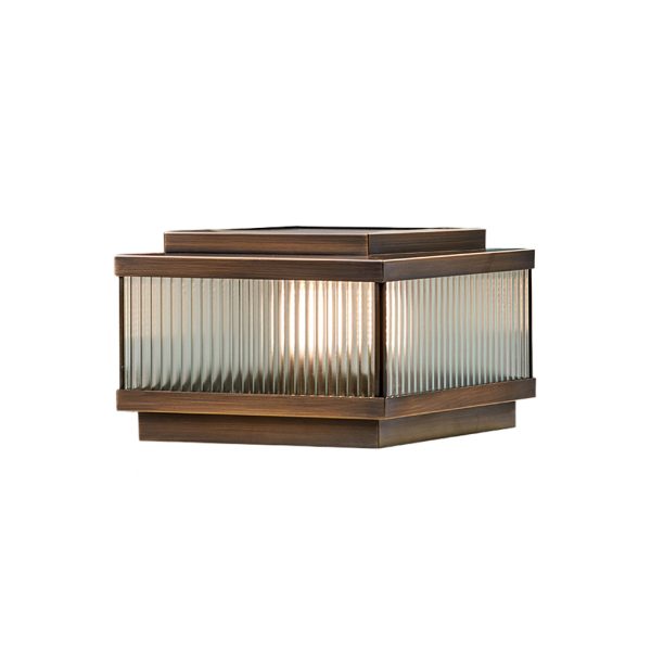 Square Waterproof Intelligent Timing modern Solar Fence Post Lights - Image 9
