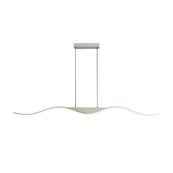 Minimalist Wave Three-Step Dimming Stepless Dimming Modern Chandelier - Image 6