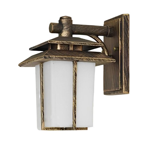 Vintage Glass Aluminum Waterproof European Style Outdoor Wall Sconces Lighting - Image 8