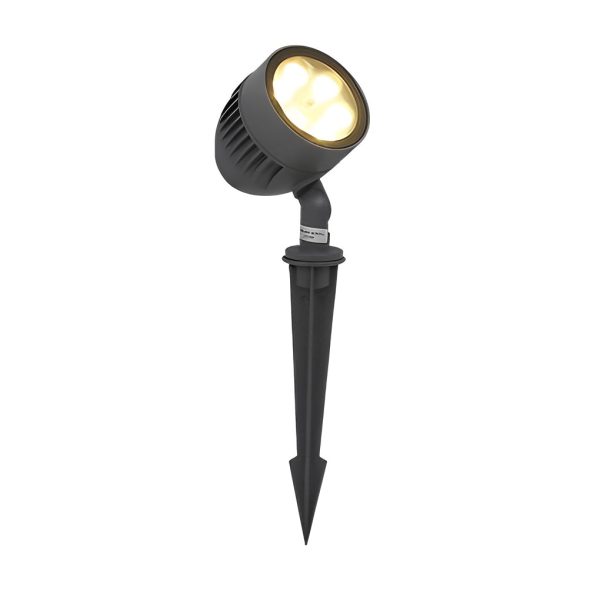 Adjustable Round LED COB Waterproof Black Modern Outdoor Spotlights - Image 6