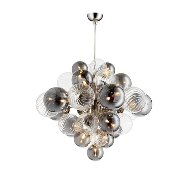 Glass Bubbles Ball Designer Creative LED Post-Modern Chandelier Light - Image 5