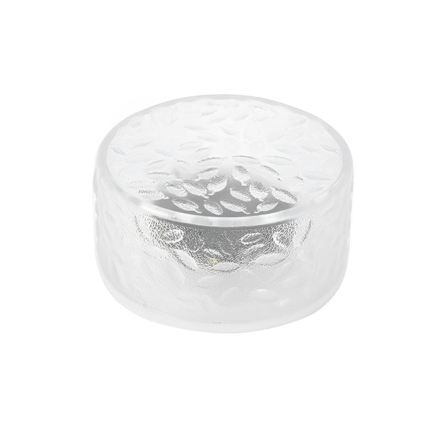 4 Pcs Integrated LED Round Ice Bricks Lights Steps Lighting for Christmas Ambience - Image 6