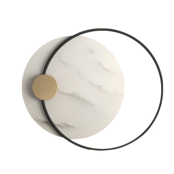 Dia 13''/26'' Round Marble Decorative LED Wall Sconces for Home - Image 8