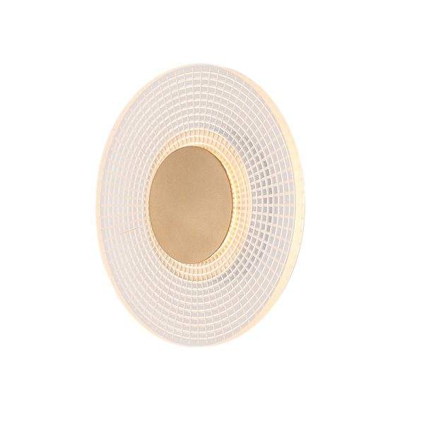 Round Stripes Grid Pattern Acrylic LED Simple Creative Modern Wall Lamp - Image 9