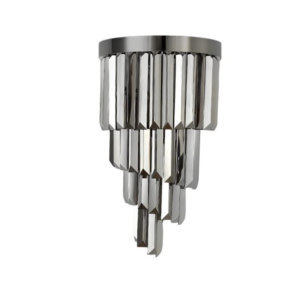Creative Crystal Metal Three Step Dimming LED Post-Modern Wall Lamp - Image 5