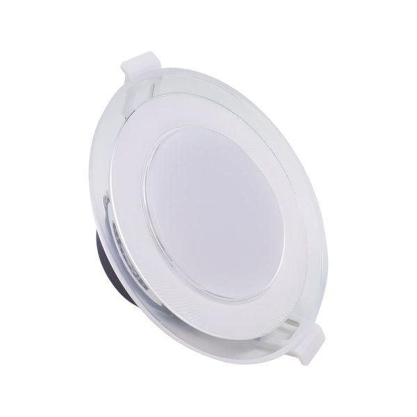 3.9-inch White Canless 5W Integrated LED Recessed Light Trim Clear Acrylic 360?? Lighting - Image 8