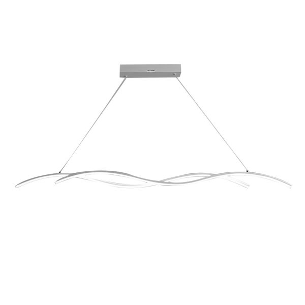 Double Wavy Minimalist LED Creative Modern Chandelier Hanging Ceiling Lamp - Image 10
