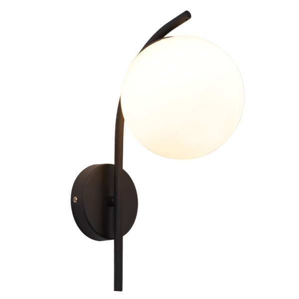 Creative Glass Ball-shaped LED Nordic Plug in Wall Sconce Lighting - Image 7