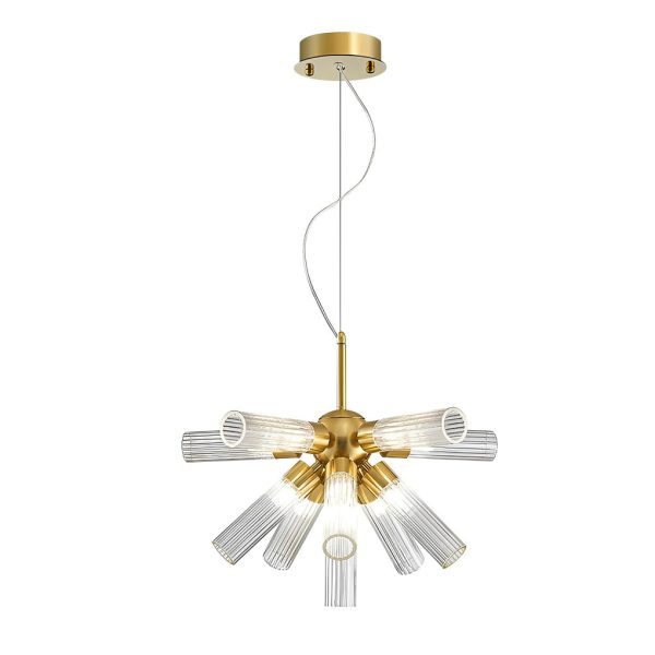 Acrylic Tube Three Step Dimming Post-Modern Sputnik Light Chandelier - Image 6
