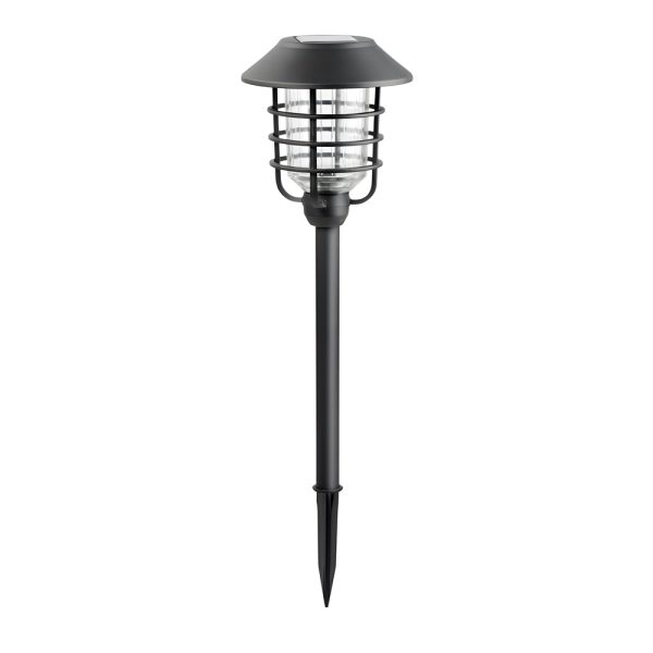 22.8-in Black Mini Torch Solar Pathway Lights Outdoor Lawn LED Lights - Image 8
