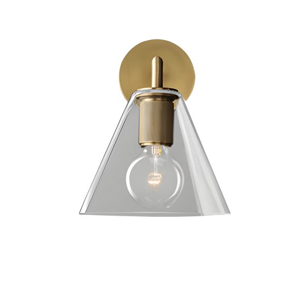 Simple Glass Shade Creative Hardware Minimalist Postmodern Wall Lamp - Image 8