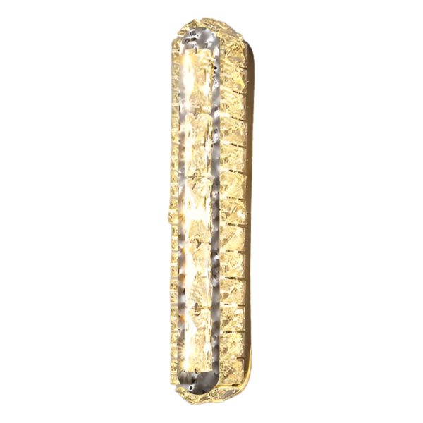 Double Strip Three Step Dimming Light LED Crystal Modern Wall Lamp Wall Sconce Lighting - Image 6