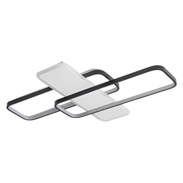 Square Overlapping Stepless Dimming LED Nordic Ceiling Lights Chandeliers - Image 8