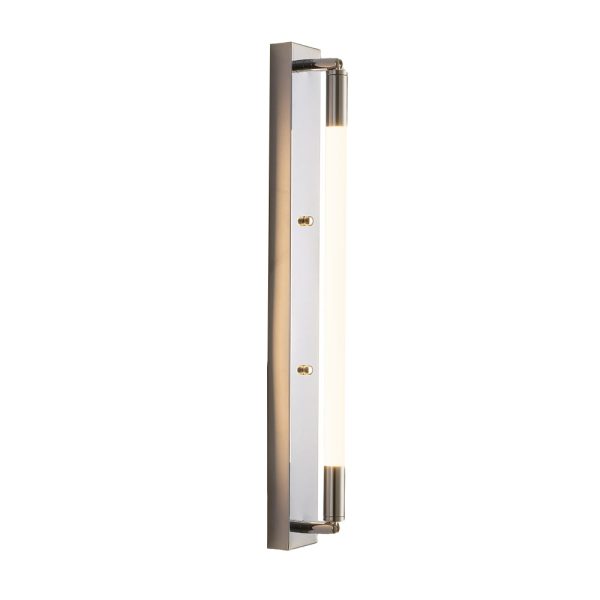 19.68'' Acrylic Tube 1-Light LED Wall Lights Indoor - Black/Gold/Chrome Base - Image 12