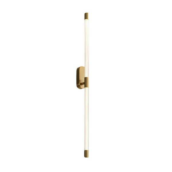 Acrylic Tube Tall Linear Wall Semi-Flush Mount Sconce - Image 8