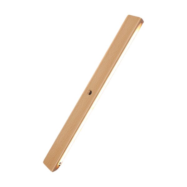 Wood Rectangle Motion Sensor Magnetic Cabinet Lights LED Rechargeable Night Light - Image 6
