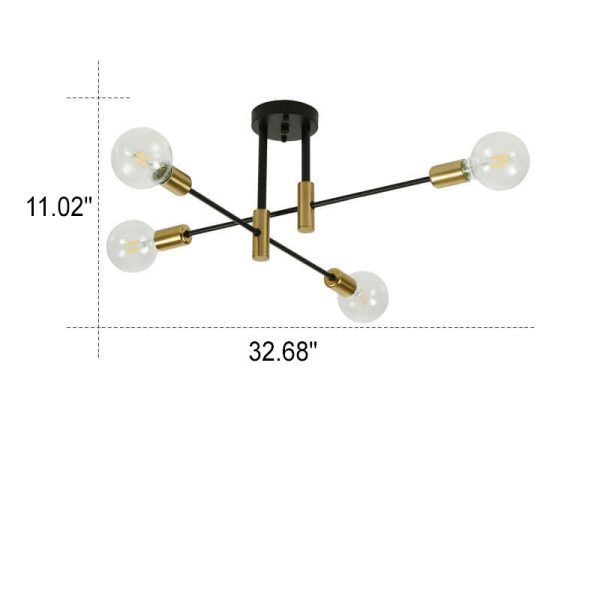 Nordic Minimalist Iron 4/6/8-Light Island Light Chandelier - Image 15