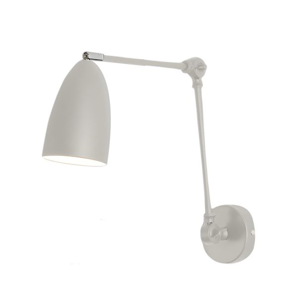 Swing Arm Wall Lamp Long 1 Bulb Rod Rocker Arm Wall Mounted Sconce with 3 Adjustable Joints - Image 12