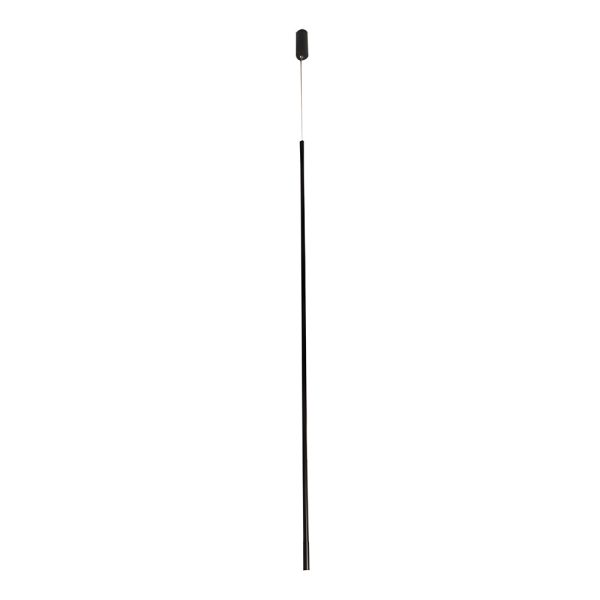 Black Long Vertical Linear LED Pendant Ceiling Light - Image 8