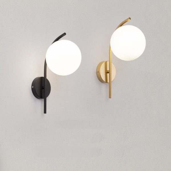 Nordic Arc Glass Globe 1-Light  Wall Sconce Lamp - Image 11