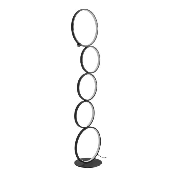 Modern Artistic 5 LED Circles Stack Floor Standing Lamp - Image 8