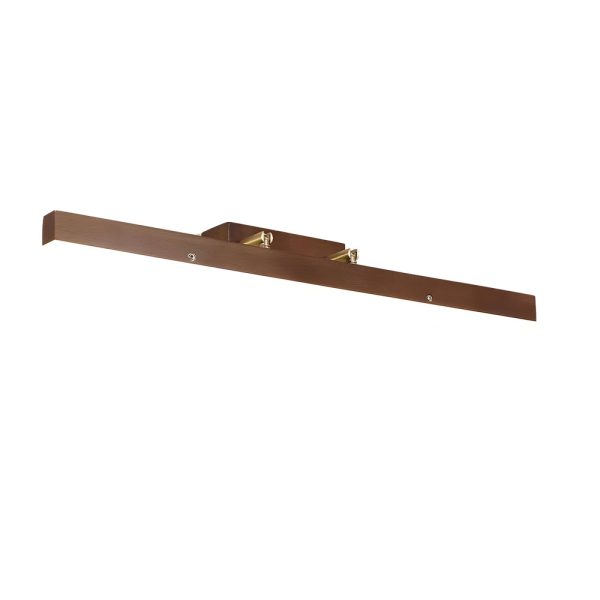 31'' Walnut LED Vanity Light with Warm White Glow Modern Bathroom Lighting - Image 6