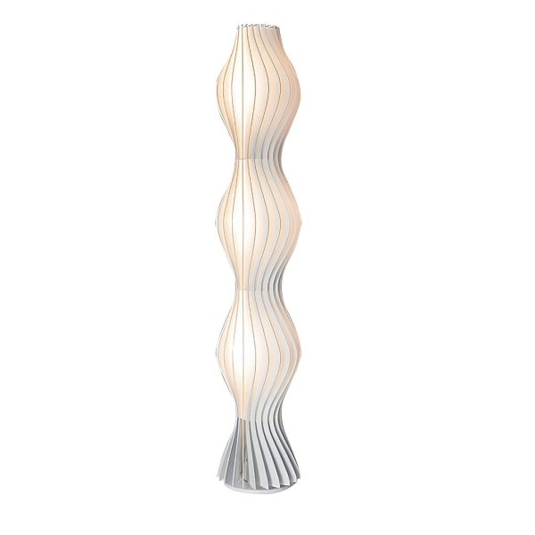 Modern Coastal LED Wavy Floor Lamp - Image 11