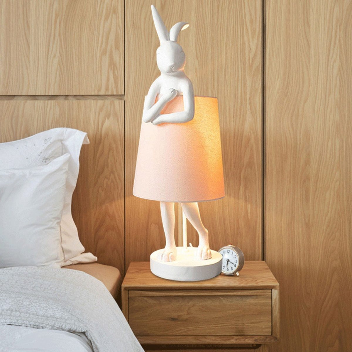 Nordic Apron Rabbit Resin 1-Light Table Lamp - Image 18